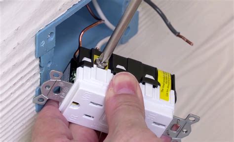 how to install a quad electric box with gfci receptacle|exterior gfci outlet box.